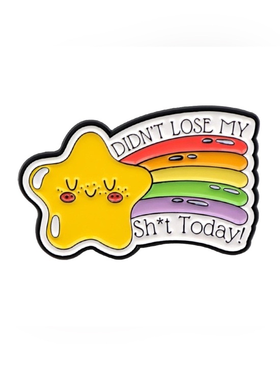 Jewelry - Star Rainbow Enamel Pin - Didn’t Lose my Ish Today! ‼️3 for 15‼️